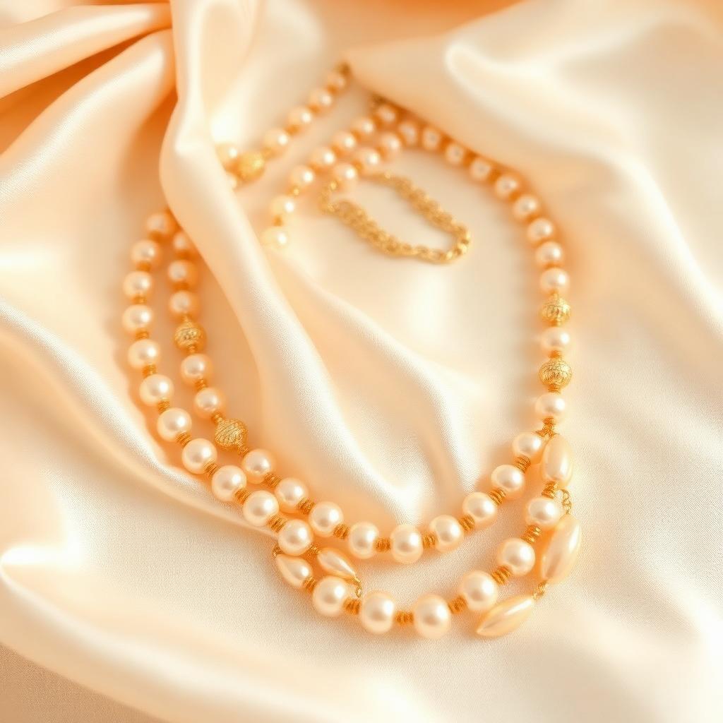 Handmade necklace and anklet